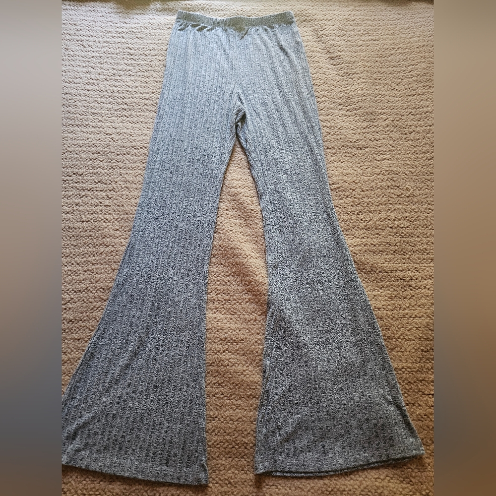 Shein Grey Flared Leggings